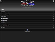 Tablet Screenshot of morrisoncars.com